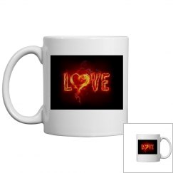 Love Flame Coffee Cup