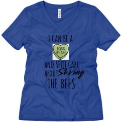 Ladies Relaxed Fit V-Neck Tee