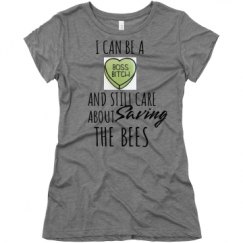 Ladies Slim Fit Super Soft Triblend Tee