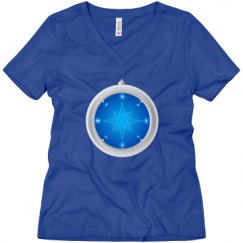 Ladies Relaxed Fit V-Neck Tee