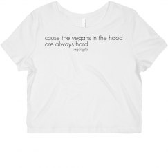 in the hood... crop crew top