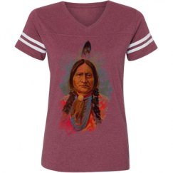 Ladies Relaxed Fit Vintage Sports Tee