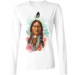 Ladies Relaxed Fit Basic Long Sleeve Tee