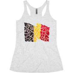 Ladies Slim Fit Super Soft Racerback Triblend Tank