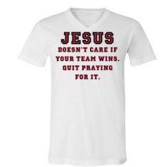 Unisex V-Neck Jersey Tee