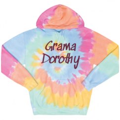 Unisex Tie-Dye Fleece Hoodie