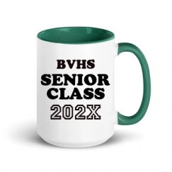 15oz Ceramic Mug with Color Inside