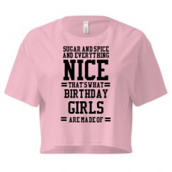 Ladies Festival Cali Crop Top Tee