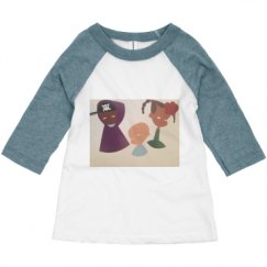 Toddler 3/4 Sleeve Raglan Tee