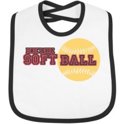 Infant Contrast Trim Bib