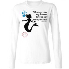 Ladies Relaxed Fit Basic Long Sleeve Tee