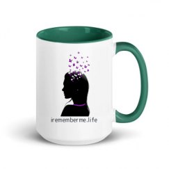 15oz Ceramic Mug with Color Inside