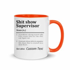 11oz Ceramic Mug with Color Inside