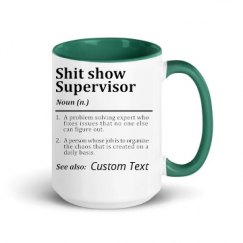 15oz Ceramic Mug with Color Inside