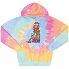 Unisex Tie-Dye Fleece Hoodie