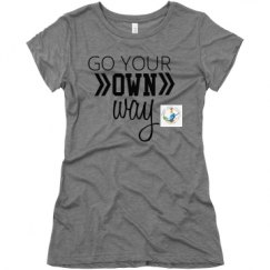 Ladies Slim Fit Super Soft Triblend Tee