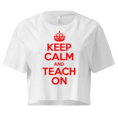 Ladies Festival Cali Crop Top Tee