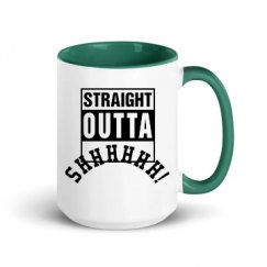 15oz Ceramic Mug with Color Inside