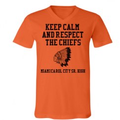 Unisex V-Neck Jersey Tee