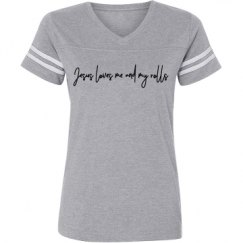 Ladies Relaxed Fit Vintage Sports Tee