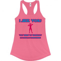 Ladies Slim Fit Racerback Tank Top