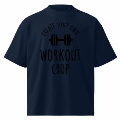 Unisex Organic Oversized High Neck T-Shirt