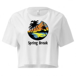 Ladies Festival Cali Crop Top Tee