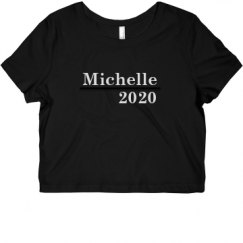 Ladies Slim Fit Crop Top Tee