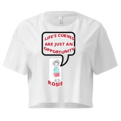 Ladies Festival Cali Crop Top Tee