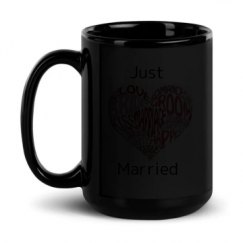 15oz Black Glossy Mug
