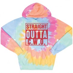 Unisex Tie-Dye Fleece Hoodie