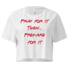 Ladies Festival Cali Crop Top Tee