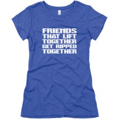 Ladies Slim Fit Super Soft Triblend Tee