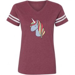 Ladies Relaxed Fit Vintage Sports Tee