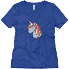 Ladies Relaxed Fit V-Neck Tee