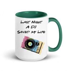 15oz Ceramic Mug with Color Inside