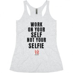 Ladies Slim Fit Super Soft Racerback Triblend Tank