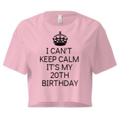 Ladies Festival Cali Crop Top Tee