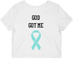 Ladies Slim Fit Crop Top Tee