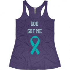 Ladies Slim Fit Super Soft Racerback Triblend Tank