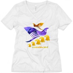 Ladies Relaxed Fit V-Neck Tee