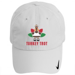 Neon Snapback Trucker Hat Customized Girl Huffing at The Turkey Trot
