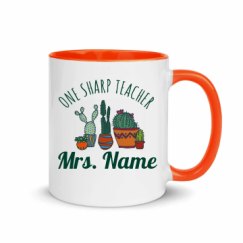 11oz Ceramic Mug with Color Inside