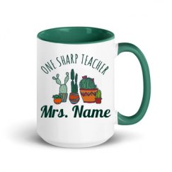 15oz Ceramic Mug with Color Inside