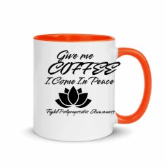 11oz Ceramic Mug with Color Inside