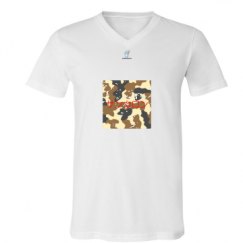 Unisex V-Neck Jersey Tee