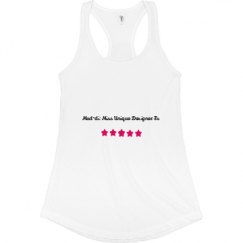 Ladies Slim Fit Racerback Tank Top