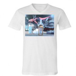 Unisex V-Neck Jersey Tee