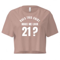 Ladies Festival Cali Crop Top Tee