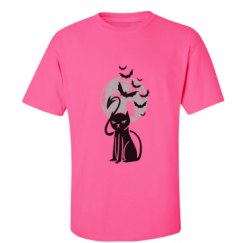 Unisex Ultra Cotton Safety Neon Crewneck Tee